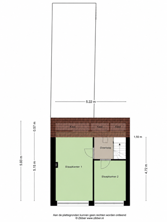Floorplan - Roggestraat 5, 5038 RA Tilburg