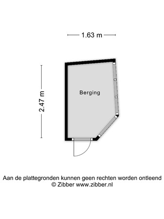 Floorplan - Leharstraat 22, 5011 KC Tilburg