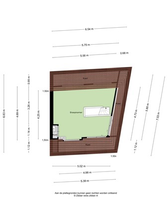 Floorplan - Kwaadeindstraat 43, 5041 JJ Tilburg