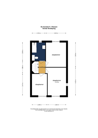 Floorplan - De Aanstee 6, 5087 LJ Diessen