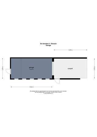 Floorplan - De Aanstee 6, 5087 LJ Diessen
