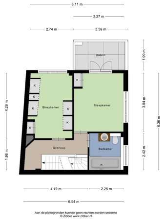 Floorplan - Klaverstraat 85, 5025 MC Tilburg