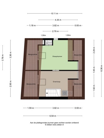 Floorplan - Klaverstraat 85, 5025 MC Tilburg