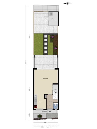 Floorplan - Bernard Leenestraat, 5026 CA Tilburg