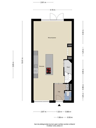 Floorplan - Kokos 18, 5051 WX Goirle