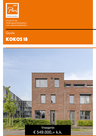 Brochure preview - brochure Kokos 18 Goirle