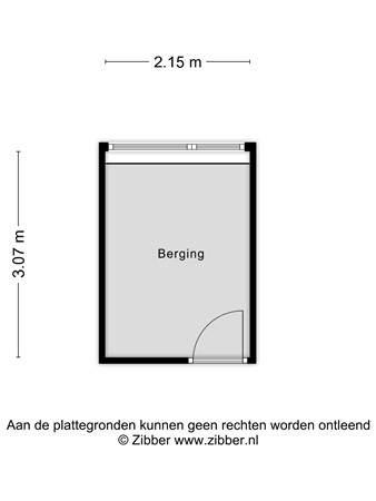 Floorplan - Cederstraat 63, 5037 JB Tilburg