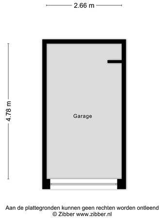 Floorplan - Cederstraat 63, 5037 JB Tilburg