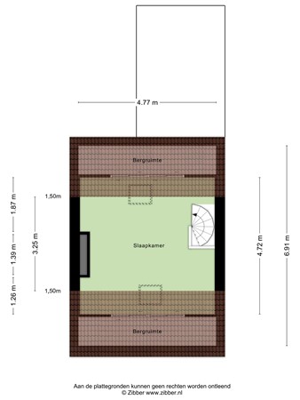 Floorplan - Cornelis Speelmanstraat 12, 5018 GB Tilburg