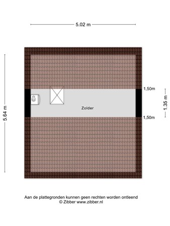 Floorplan - Kardinaal Vaughanstraat 30, 5046 DR Tilburg