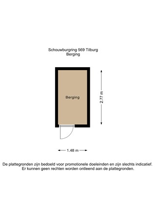 Floorplan - Schouwburgring 569, 5038 TX Tilburg