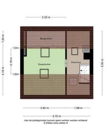 Floorplan - Christiaan Huygensstraat 41, 5025 ED Tilburg