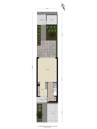 Floorplan - Wijboschstraat 194, 5036 BD Tilburg