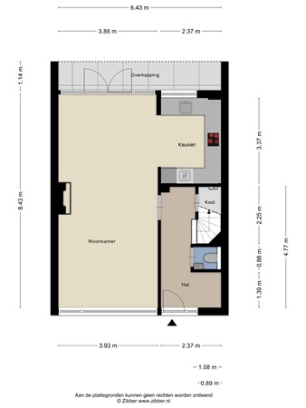 Floorplan - Luchthavenlaan 36, 5042 TD Tilburg