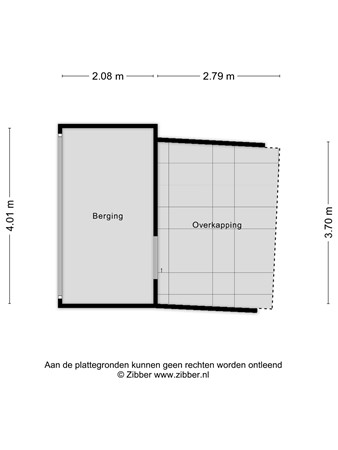 Floorplan - Hoogvensestraat 110, 5017 CH Tilburg