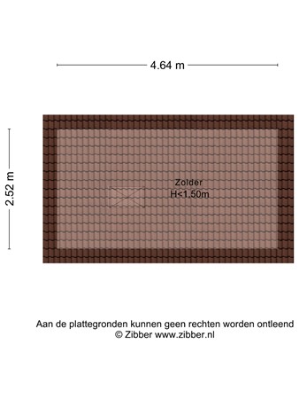 Floorplan - Hendrik de Keijserstraat 19, 5041 JA Tilburg