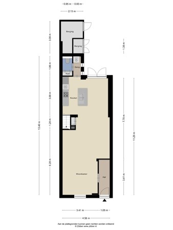 Floorplan - Nieuwstraat 69, 5025 GA Tilburg