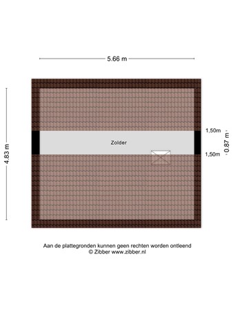 Floorplan - Nieuwstraat 69, 5025 GA Tilburg