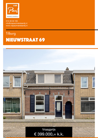 Brochure preview - brochure Nieuwstraat 69 Tilburg