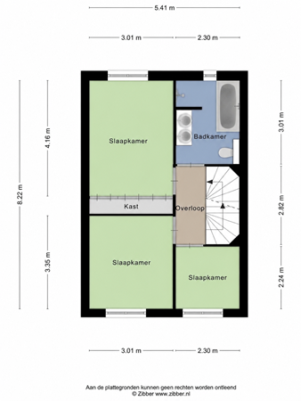 Floorplan - Beijerlandstraat 5, 5018 DB Tilburg