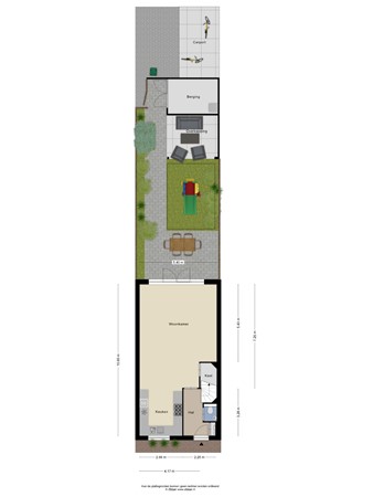 Floorplan - Beijerlandstraat 5, 5018 DB Tilburg
