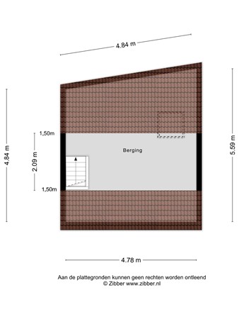 Floorplan - Abcovenseweg 30, 5051 PV Goirle