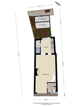 Floorplan - Bisschop Zwijsenstraat, 5021 KD Tilburg