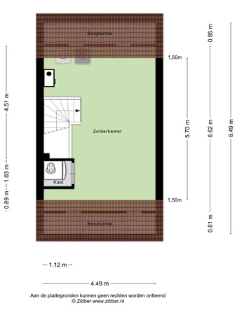 Floorplan - Rectorstraat, 5057 DC Berkel-Enschot