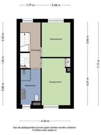 Floorplan - Jasmijnstraat, 5014 AR Tilburg