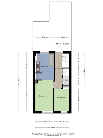 Floorplan - Eikstraat, 5038 ML Tilburg