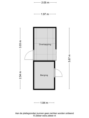 Floorplan - Kloosterstraat, 5056 JS Berkel-Enschot