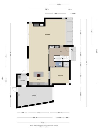 Floorplan - Romeinse Tijd, 5053 ET Goirle