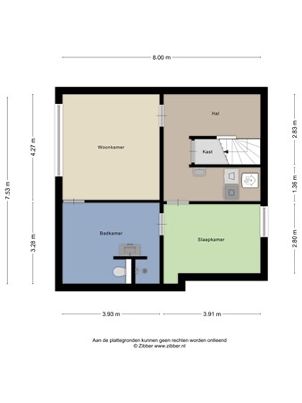 Floorplan - Romeinse Tijd, 5053 ET Goirle