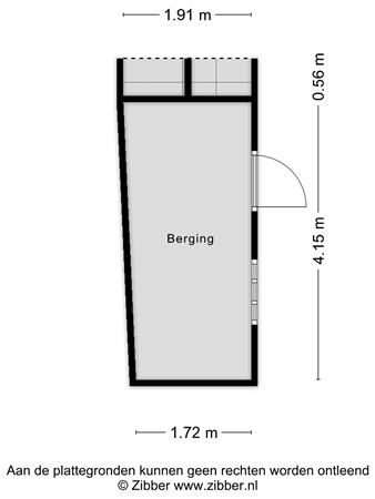 Floorplan - Romeinse Tijd, 5053 ET Goirle