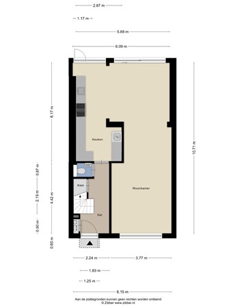 Floorplan - Leijparkweg 95, 5022 AC Tilburg