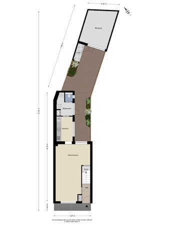 Floorplan - Hoevenseweg 46, 5017 AE Tilburg