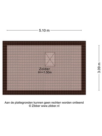 Floorplan - Galjoenerf 3, 5017 LM Tilburg