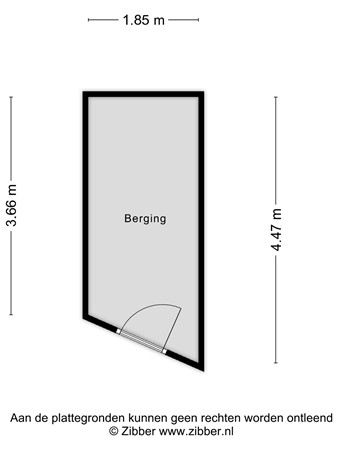 Floorplan - Henriette Ronnerstraat 53, 5038 KH Tilburg