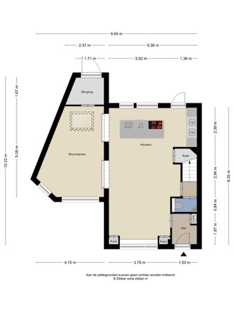 Floorplan - Regge 80, 5032 RG Tilburg