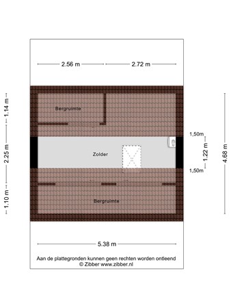 Floorplan - Regge 80, 5032 RG Tilburg