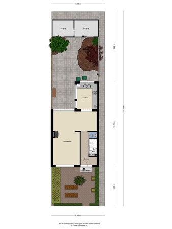Floorplan - Kasteel Lichtenbergstraat 1, 5037 HC Tilburg