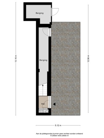 Floorplan - Rozenstraat 80, 5014 AL Tilburg