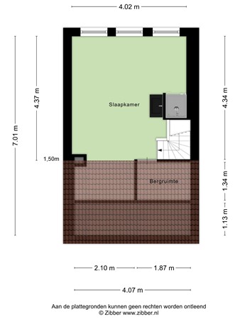 Floorplan - Kotterstraat 36, 5017 CX Tilburg