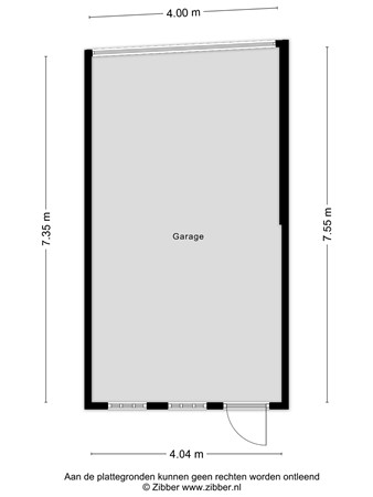 Floorplan - Kotterstraat 36, 5017 CX Tilburg