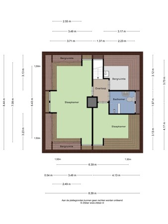 Floorplan - Dintel 7, 5032 CM Tilburg