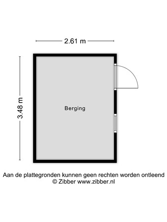 Floorplan - Groenstraat 168, 5021 LM Tilburg
