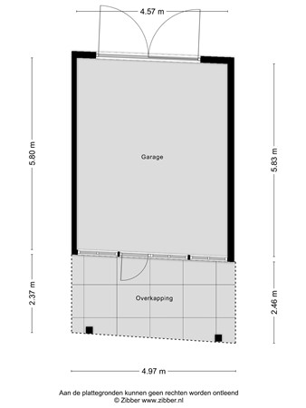 Floorplan - Korvelseweg 34, 5025 JH Tilburg
