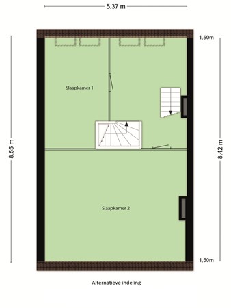 Floorplan - Korvelseweg 34, 5025 JH Tilburg