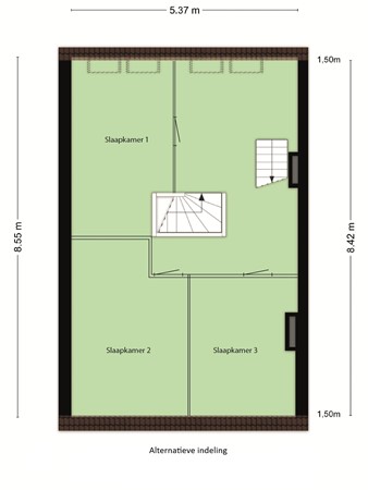 Floorplan - Korvelseweg 34, 5025 JH Tilburg