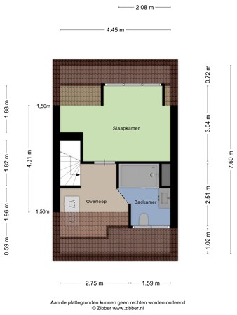 Floorplan - Hart van Brabantlaan 121, 5038 LB Tilburg